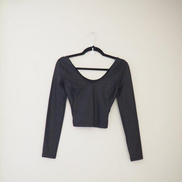 * Lululemon Align Long Sleeve Radiant Foil Shine Print Black Shirt sz 2 - Picture 5 of 11